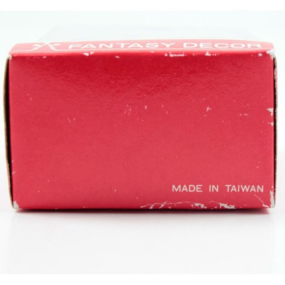 Fantasy Decor Brass Gold-Dipped Christmas Ornament Bear on Ladder w/Box - Picture 7 of 7